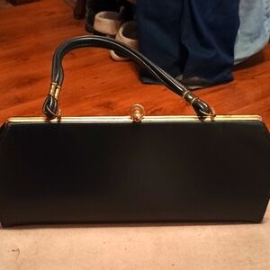 Elegant Black Handbag NWOT